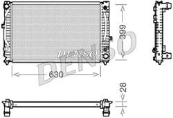 Радіатор двигуна Denso DRM02031