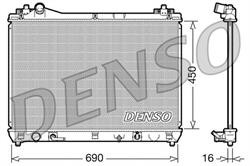 Радіатор двигуна Denso DRM47017