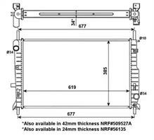 Радіатор ДВЗ NRF 509527