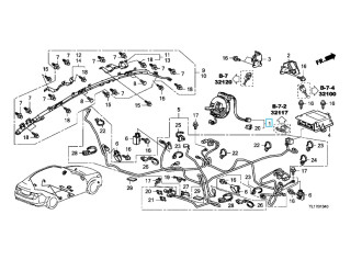 Блок керування SRS HONDA/ACURA 77900TL0G21