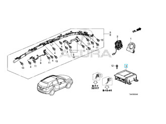 Блок керування SRS HONDA/ACURA 77960TX4H02