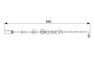 Датчик зносу гальмівних колодок Bosch