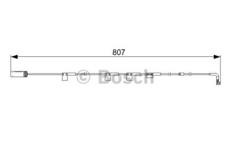 Датчик зносу гальмівних колодок Bosch