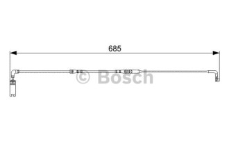 Датчик зносу гальмівних колодок Bosch