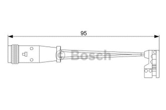 Датчик зносу гальмівних колодок Bosch