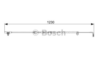 Датчик зносу гальмівних колодок Bosch