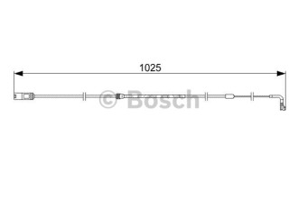 Датчик зносу гальмівних колодок Bosch