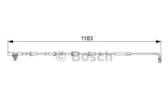 Датчик зносу гальмівних колодок Bosch