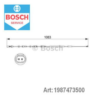 Датчик зносу гальмівних колодок Bosch