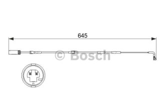 Датчик зносу гальмівних колодок Bosch