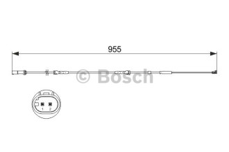 Датчик зносу гальмівних колодок Bosch