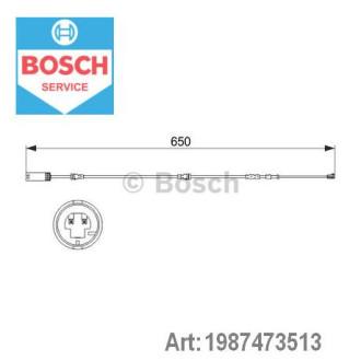 Датчик зносу гальмівних колодок Bosch