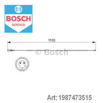 Датчик зносу гальмівних колодок Bosch