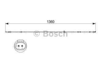 Датчик зносу гальмівних колодок Bosch