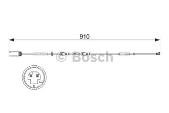 Датчик зносу гальмівних колодок Bosch