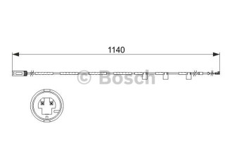 Датчик зносу гальмівних колодок Bosch