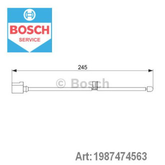 Датчик зносу гальмівних колодок Bosch