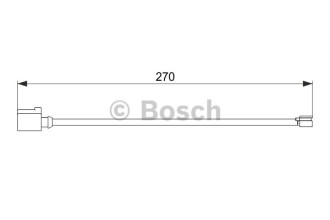 Датчик зносу гальмівних колодок Bosch