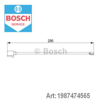 Датчик зносу гальмівних колодок Bosch