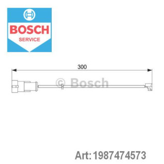 Датчик зносу гальмівних колодок Bosch