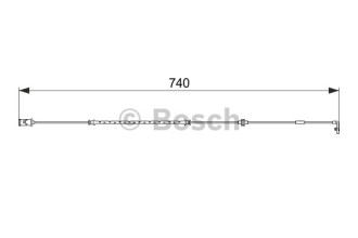 Датчик зносу гальмівних колодок Bosch