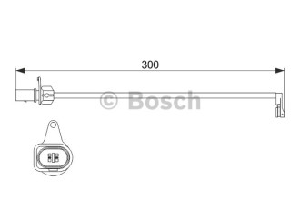 Датчик зносу гальмівних колодок Bosch