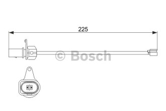 Датчик зносу гальмівних колодок Bosch