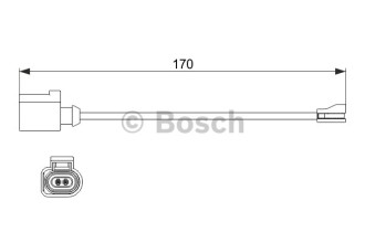 Датчик зносу гальмівних колодок Bosch