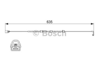 Датчик зносу гальмівних колодок Bosch