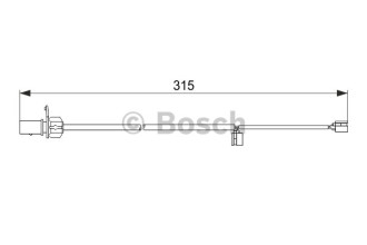 Датчик зносу гальмівних колодок Bosch