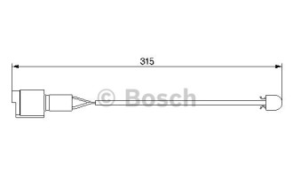 Датчик зносу гальмівних колодок Bosch