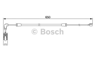 Датчик зносу гальмівних колодок Bosch