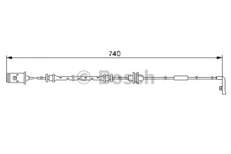 Датчик зносу гальмівних колодок Bosch