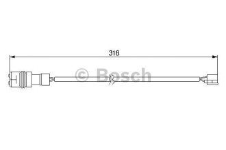 Датчик зносу гальмівних колодок Bosch