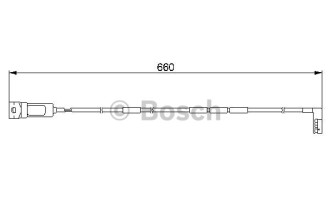 Датчик зносу гальмівних колодок Bosch