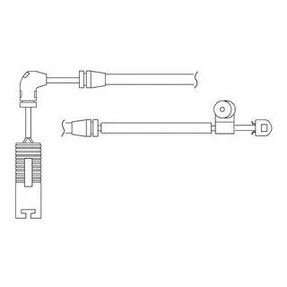 Датчик зносу гальмівних колодок Delphi