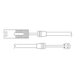 Датчик зносу гальмівних колодок Delphi
