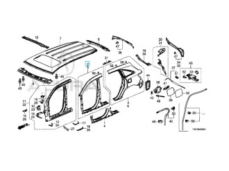 Панель кузова передня HONDA/ACURA 04635TZ5A00ZZ