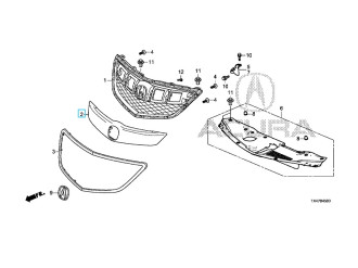 Молдинг решітки радіатора HONDA/ACURA 71122TX4A01