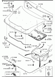 Капот Mazda TKY05231XD