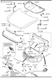 Капот Mazda TKY05231XD