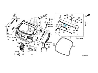 Повторювач стоп сигналу HONDA/ACURA 34270TZ5A01