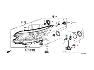 Лампа HONDA/ACURA 33116TR0E01