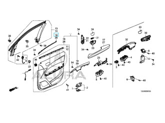 Елемент кріплення дверей HONDA/ACURA 83503TZ5A01ZE