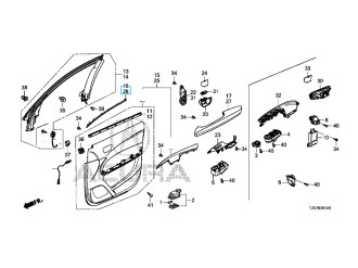 Кріплення дверей HONDA/ACURA 83553TZ5A01ZE