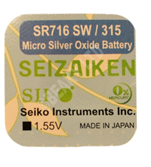 Батарейка SEIZAIKEN 319 / SR527SW 20mAh (уп.1шт.)