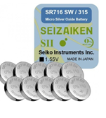 Батарейка SEIZAIKEN 364 / SR621SW 20mAh (уп.10шт.)