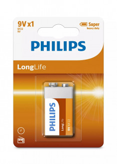Батарейка PHILIPS 6F22 (уп.1шт.)