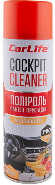 Очищувач-поліроль пластика CARLIFE Cockpit Cleaner