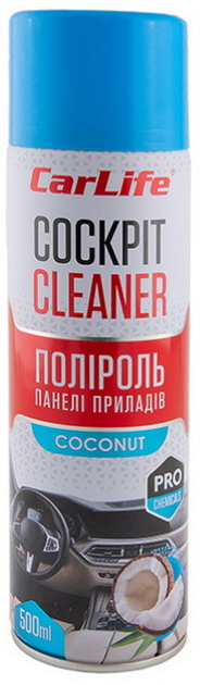 Очищувач-поліроль пластика CARLIFE Cockpit Cleaner